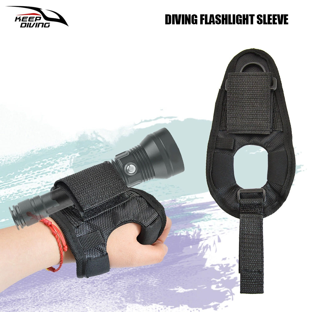 Underwater Flashlight - ถุงมือดําน้ําดําน้ําผู้ถือไฟฉาย LED Light สายรัดข้อมือกลางแจ้งใต้น้ําแฮนด์ฟรีถุงมือความสว่างเครื่องประดับ